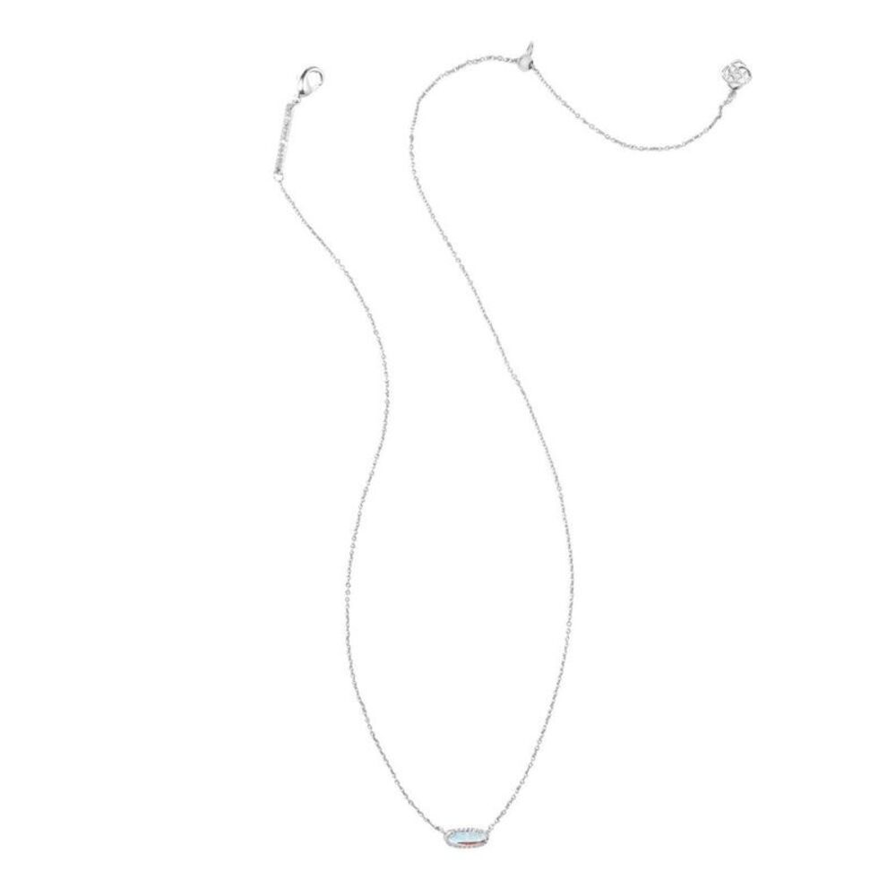 Kendra Scott -  Emma Rhodium Over Brass Pendant Neckl Brass